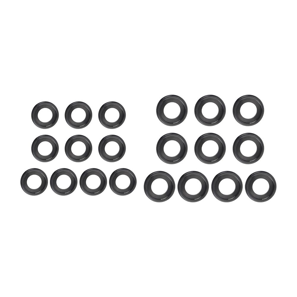 10Pcs Auto Engine Oil Drain Plug Gaskets Sealing Oring Replacement Black Rubber 12616850 Car Accessories