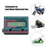 Tachometer Gauge for Motorcycle ATV Lawn Mower 2/4 Stroke Engine Spark Plugs 100-30000RPM Universal Digital Pulse Engine Tach Hour Meter