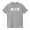 Vintage Style Made in 1943 All Original Parts T Shirt Retro Birthday Present Idea vintage Washed Casual Versatile streetwear