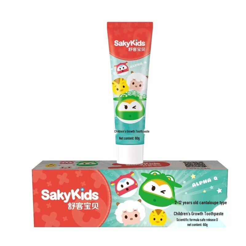 Детская фторированная зубная паста Saky, Мультифруктовая (3x60г)