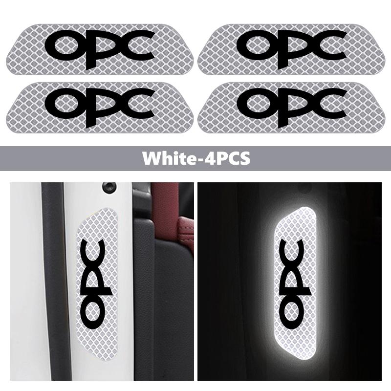AAAJL1 Car Door Diamond Reflective Sticker Body Side Anti-collision Protection Stickers For Opel Mokka Astra H K J G Corsa D E Vectra C