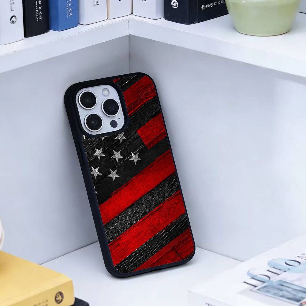 Чехол для телефона Статуя Свободы Флаг Америки США Для iPhone 14,16,15,13,17,12,Plus,Pro,Max Магнитный Для Magsafe Матовый Чехол