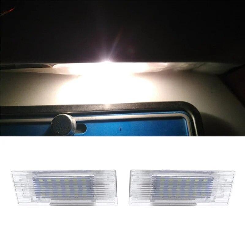 1 пара светодиодных фонарей для багажника, освещение номерного знака, лампы для багажника, перчаточного ящика, автомобильные внутренние лампы, запасные части для BMW F10 F20 F30