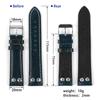 Oil Wax Genuine Leather Watch Strap 18mm-24mm Retro Rivets Bracelet Wristband Replacement Quick Release Watch Strap for Men
