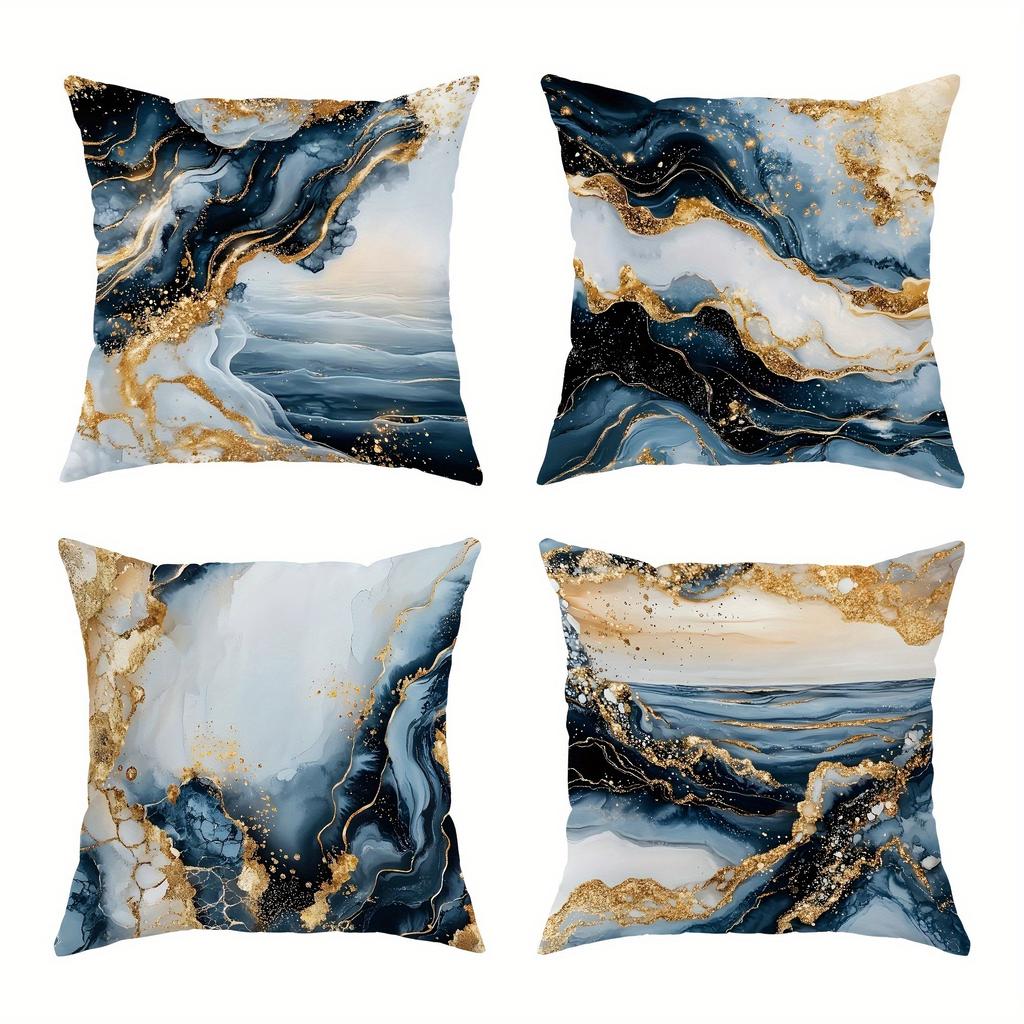 Цветная наволочка для подушки в стиле Fluid Art, для спальни, гостиной, дивана, домашний декор, полиэстеровая наволочка на подушку на молнии