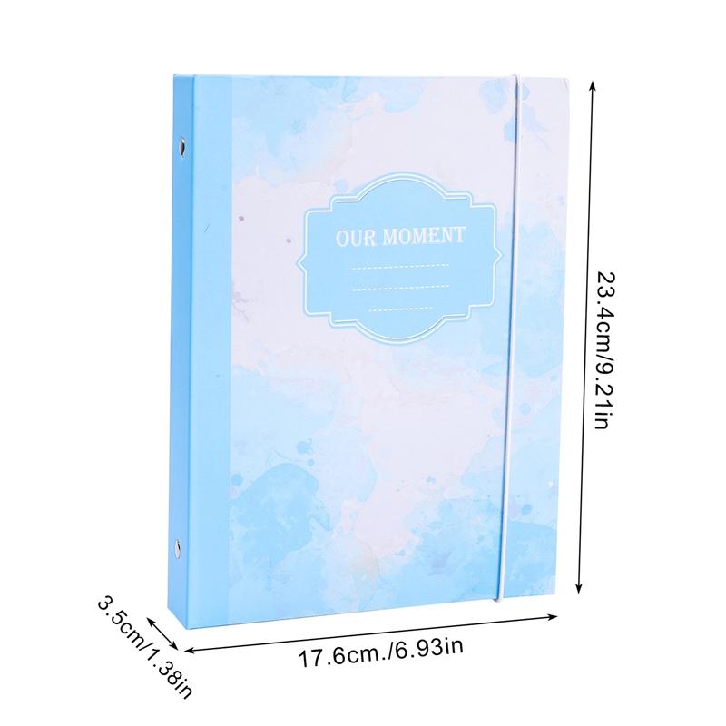 A5 K-pop Полка для Полароидов Коллекционная Книга Цветной Идол Po Альбом Держатель для Фотокарточек Кавайная Канцелярия Премиум