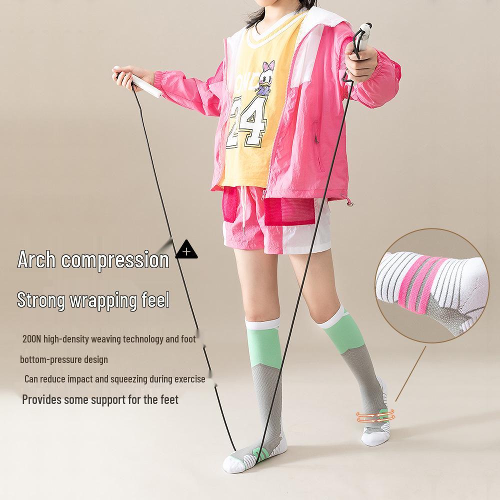 Meikes Youth Compression Calf Socks: Fashionable, Stylish, and Comfortable for Running and Sports