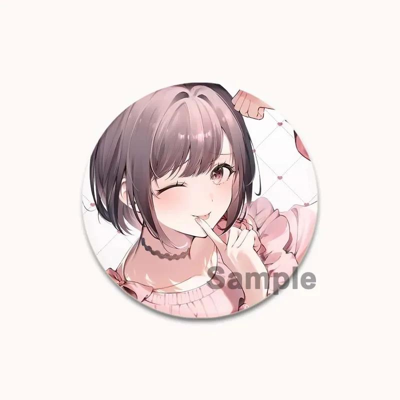 32/44/58 мм значок SEKAI Shinonome Ena DIY аниме брошь для девочек, булавки для персонализации нарядов, подарки, аксессуары, украшения для рюкзака