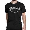 2026 Hot Sale New Martinco Guitar Letter Black T Shirt For Unisex Summer Casual Loose Short Sleeve Tee Street Hip Hop Unisex Clothes
