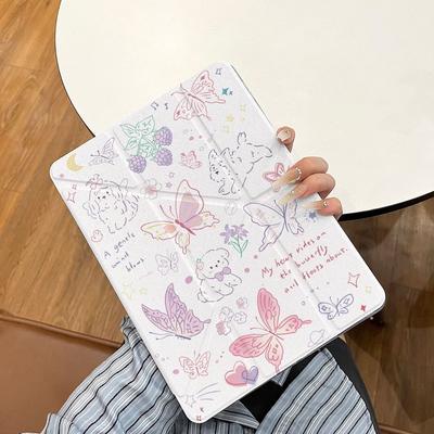 Защитный чехол для планшета для iPad Pro 12.9/iPad Air 13 2024/iPad Air 13 2025/iPad Mini 6 7/iPad 9.7/iPad Pro 13 11/iPad 11 10.9/iPad 10.2 с лотком для стилуса