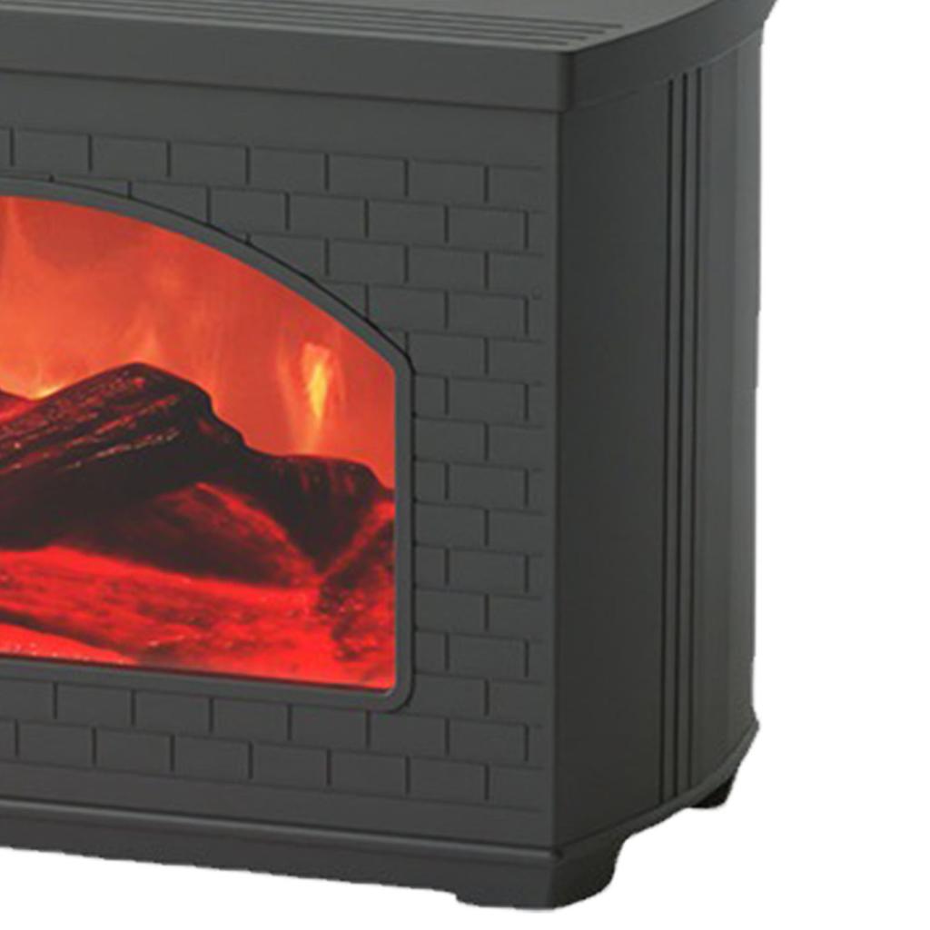 270 мл Увлажнитель воздуха с эффектом тумана, дизайн имитации камина, защита от отключения питания, диффузор огня для дома, черный