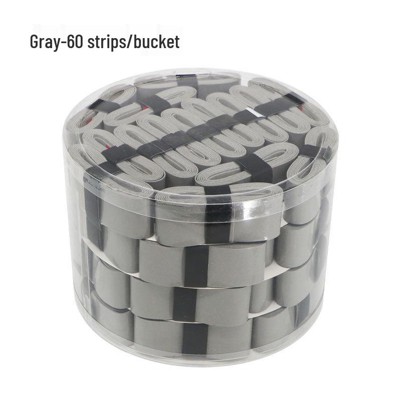 Elastic Perforated PU Leather Overgrip for Badminton, Tennis & Table Tennis Rackets, Fishing Rods with Ribbed Sweatband
