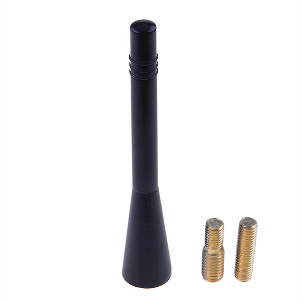 Black Universal 8CM Car Antenna AM/FM Radio Mast with Screw