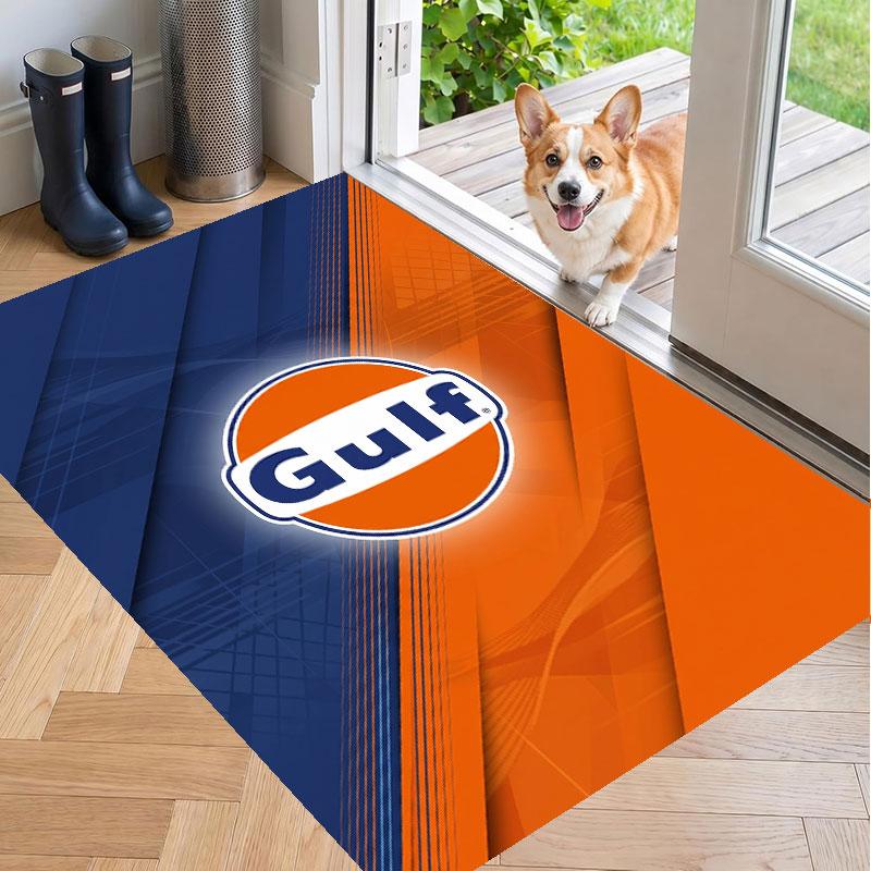 Soft Floor Carpet Gulf Pattern Area Rug Decorative Mat For Home Room Decoration