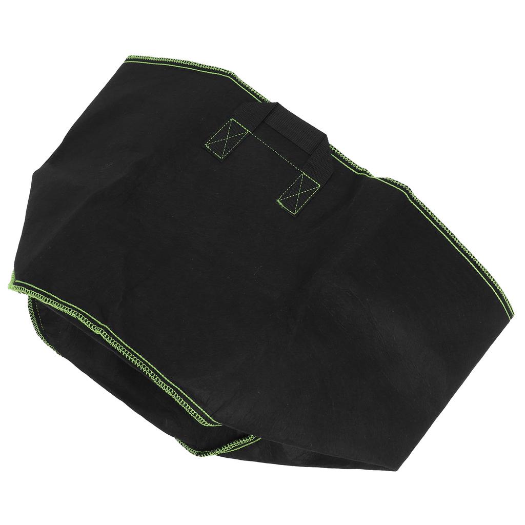 Plant Growth Bag Degradable NonWoven Vegetable Flower Planting Pot with Handles Black