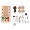 Car Screwdriver Board Set Screwdriver Educational Pine Wood Montessori Wooden Busy Truck Kids Tools