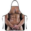 Funny Apron Muscle Man Creative Apron 3D Sexy Bikini Series Aprons Kitchen Dinner Cooking Apron Fashion Couple Festival Gifts