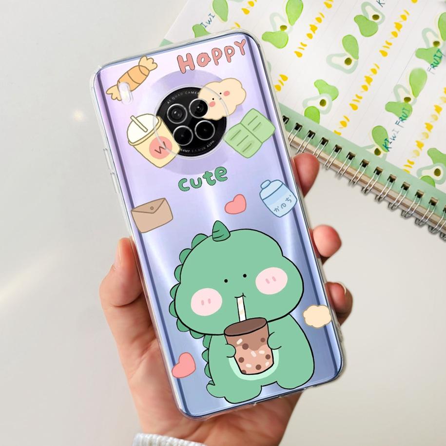 Чехол для Huawei Y9a 6.63" Милый Астронавт Силиконовый Чехол для Телефона Для Huawei Nova Y9a FRL-23 FRL-L22 Funda HuaweiY9a NovaY9a Coque