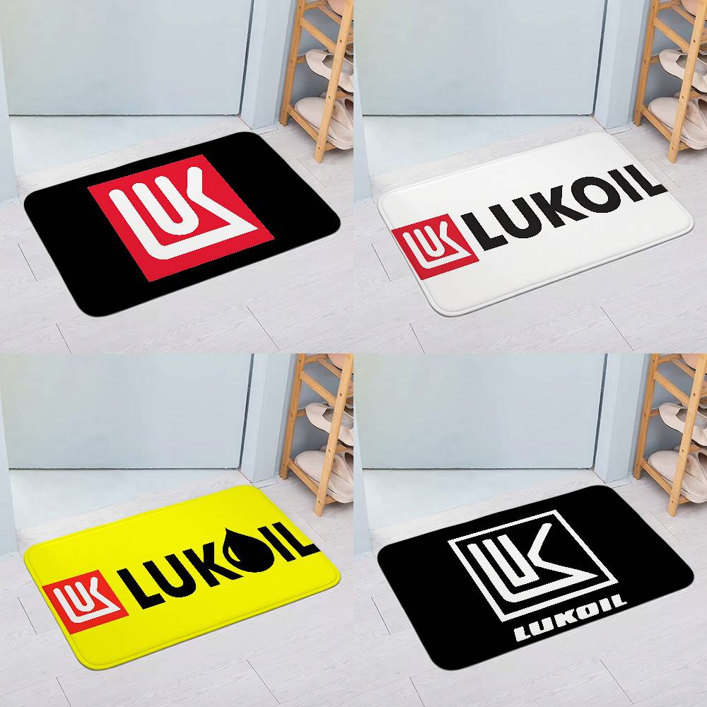 Russian_Lukoil_Oil Company Floor Mats Laundry Rug Carpet For Living Room Decor Lounge Area Anti-slip Foot Mat Entrance Doormat