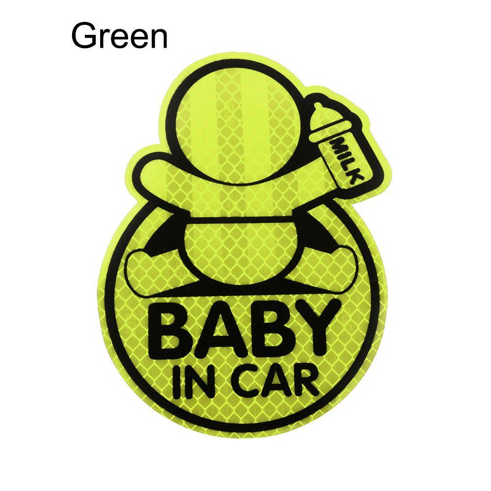 Декор бампера, виниловая наклейка «Ребенок в машине», предупреждающий знак безопасности, светоотражающие наклейки для автомобиля, наклейка на окно