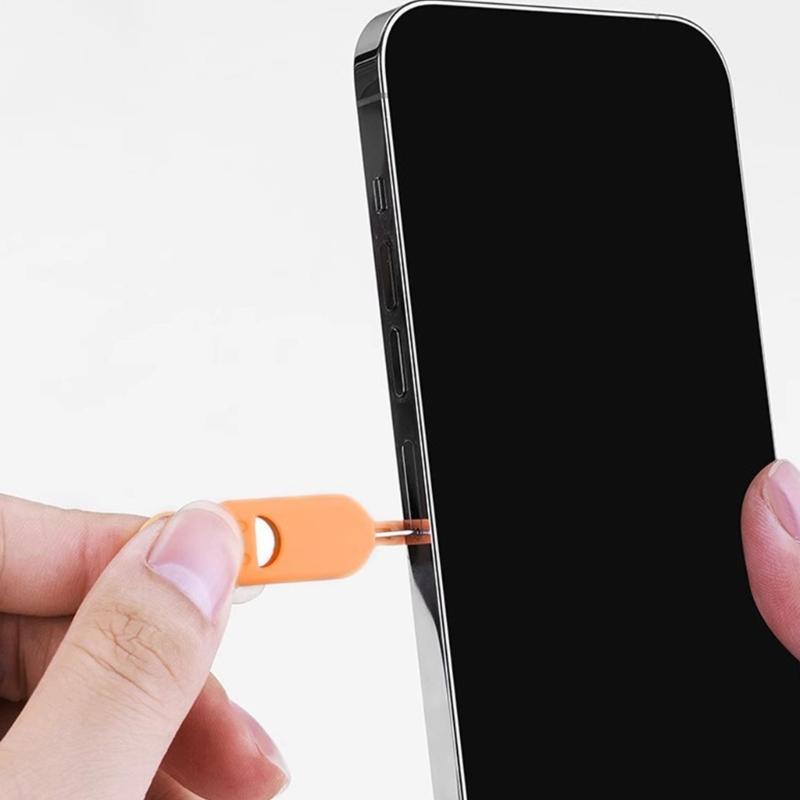 Инструмент для извлечения SIM-карты мобильного телефона, инструмент для открытия, инструмент для извлечения лотка для карт с извлекающими штифтами и защитным силиконовым чехлом