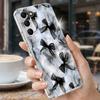 Шелковый чехол с принтом «Букноты» для Samsung S26 Ultra S25 FE S24 S23 S22 Plus S21 A15 A25 A35 A55 A16 A26 A36 A56 A17 A37 A57 5G Прозрачный мягкий чехол из ТПУ