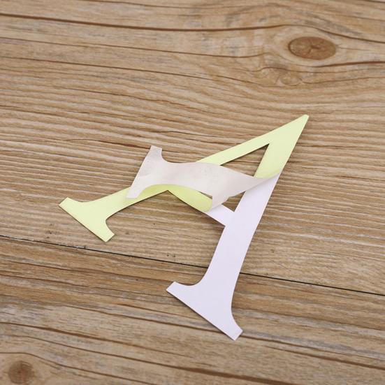 Наклейка на стену с буквами, украшение для дома, светящаяся наклейка с буквами, отклеивающаяся и приклеивающаяся к стене