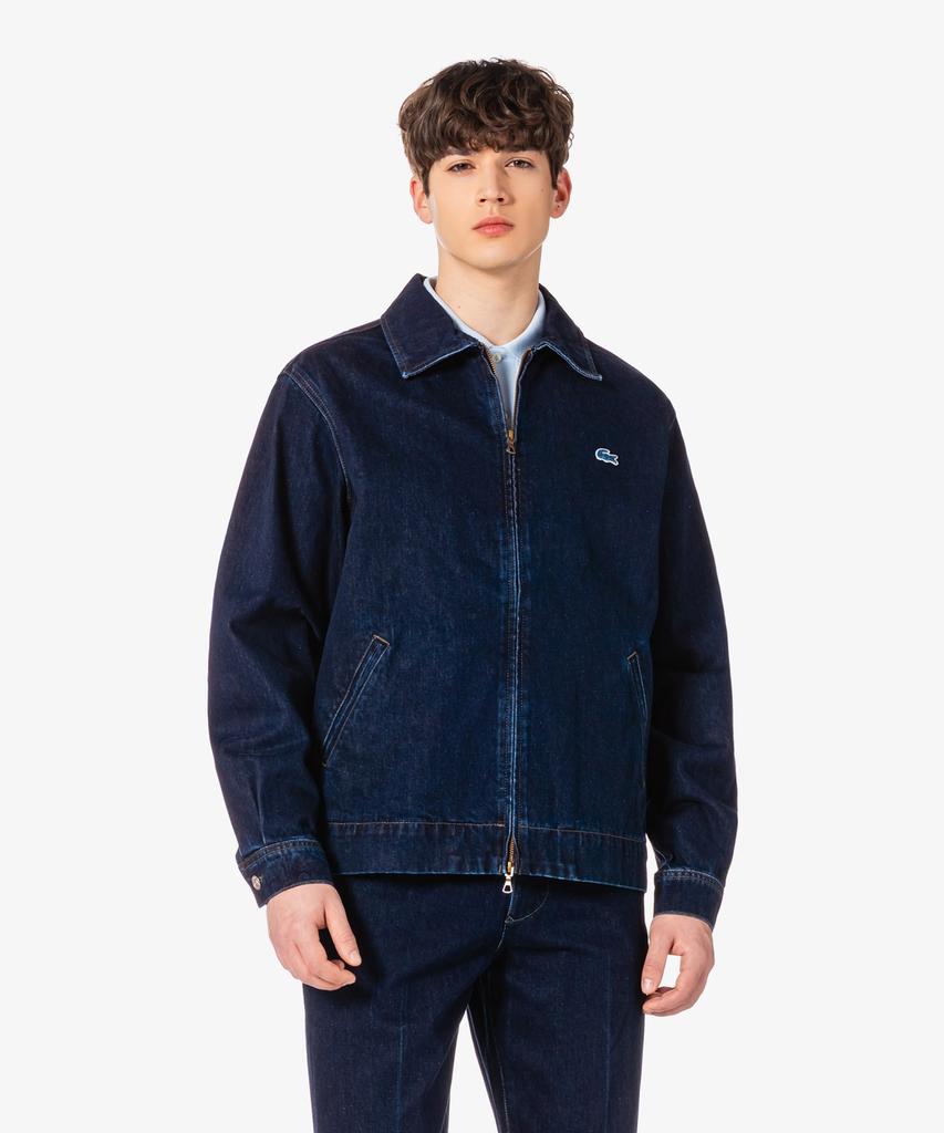 Lacoste Men'S Jp Denim Zip-Up Jacket Bh9438-56G 3Gf