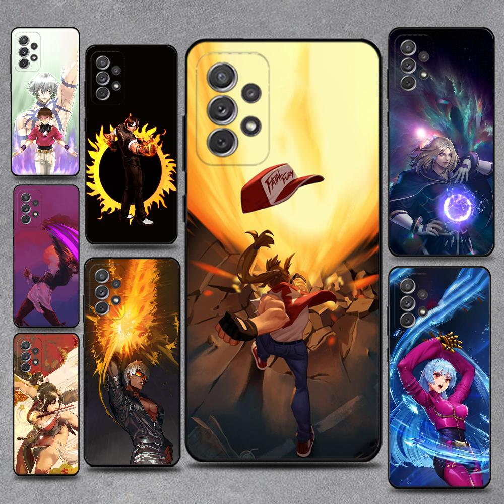 Чехол для телефона K-King Of F-Fighters для Samsung S25, S24, S21, S22, S23, S30, Ultra, S20, Plus, Fe, Lite, Note, 10, 9, 5G Черный
