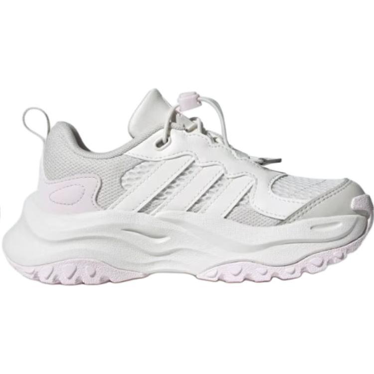 adidas Maxxwavy Удобные Универсальные Прочные Низкие Повседневные Кроссовки Детские Кроссовки Белый Серый JR5874