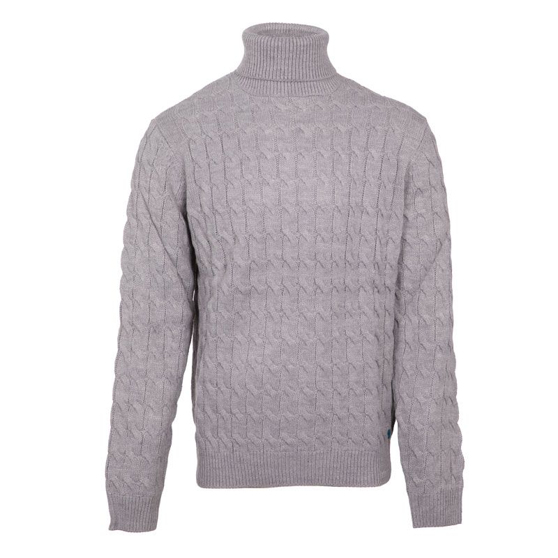 Мужской свитер с высоким воротом BEST MOUNTAIN Cable Knit