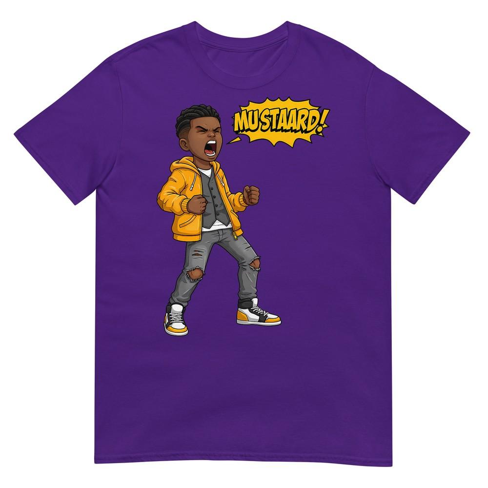 Mustard Bold Stateunisext Funny Urban Style Design Boys Girls TShirt