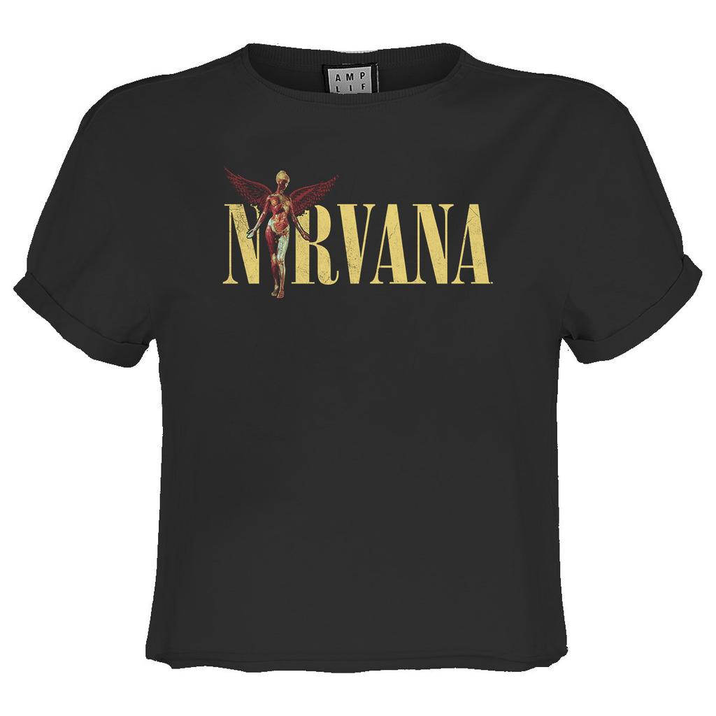 Amplified Womens/Ladies In Utero Nirvana Crop Top