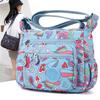 Women's Mobile Phone Bag Printed Nylon Shoulder Bag Crossbody Bag Middle-Aged Mother Bag Small Square Bag