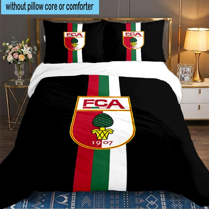 3PCS Augs-burg Crest Bedding set,Ideal for1pc Duvet Cover And 2pcs Pillowcases Perfect for Christmas gift,Ideal for Bedroom, Dormitory