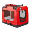 KCT Medium Red Fabric Pet Carrier Travel Transport Bag for Cats and Dogs
