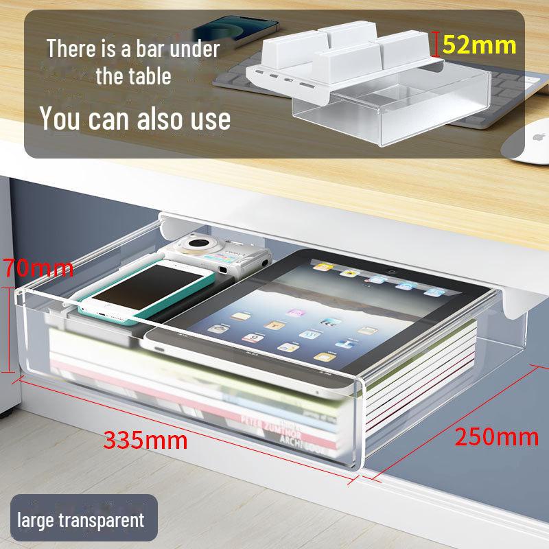 Ящик для хранения косметики под столом без перфорации