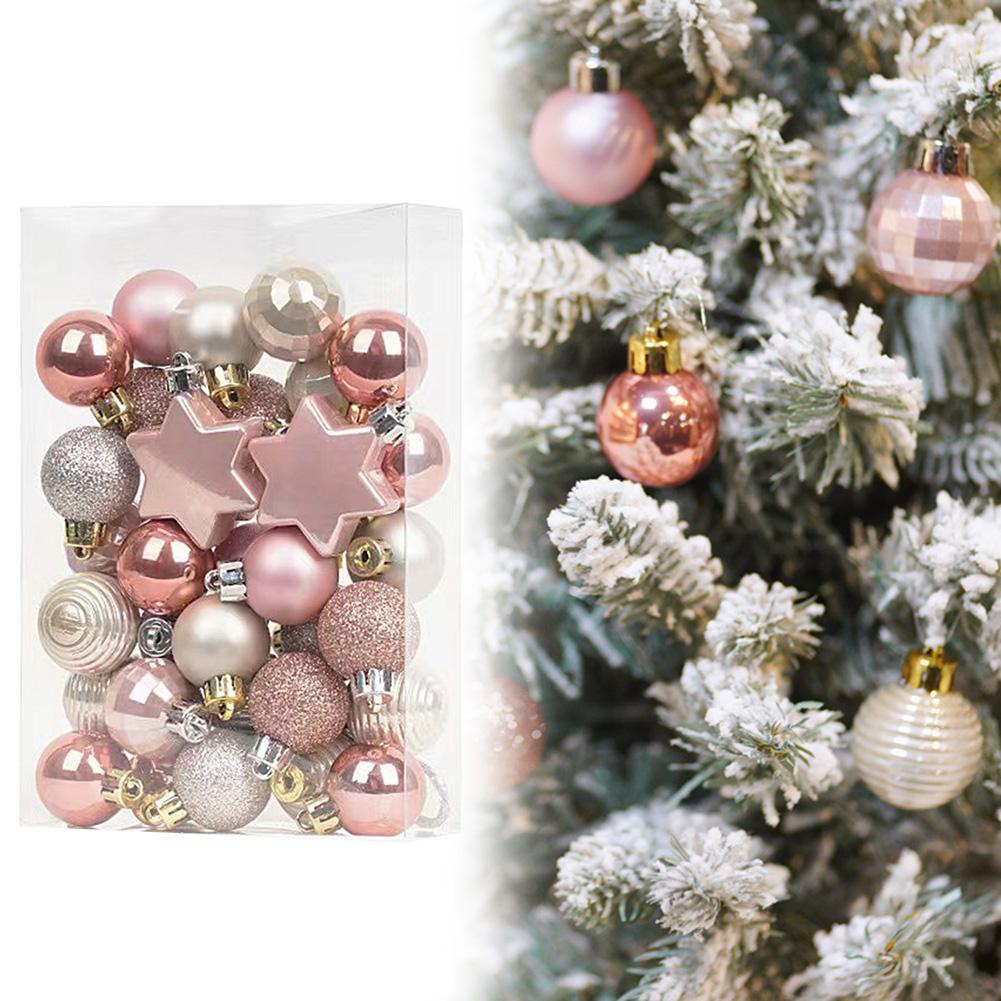 1 Box Christmas Balls  Christmas Tree  Decorations Christmas Tree  Ornaments  Home Party Decor  Accessories