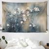 Цветочная картина маслом Стиль Гобелен Офис Гостиная Гобелен Домашний Настенный Декор Гобелен