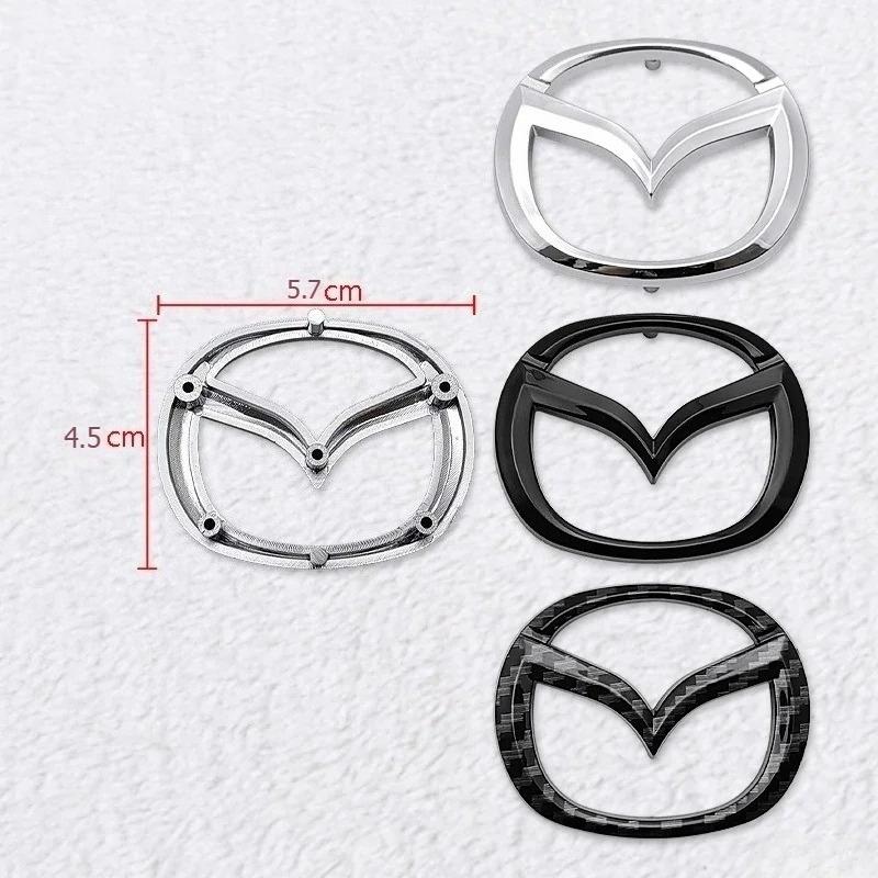 Emblema Centrale per Volante Auto in ABS 5.7cm 6.7cm per Mazda CX4 CX5 RX7 Atenza Axela 3 2 5 CX3 MX3 MX5 CX9 CX7 RX8 Protege Speed 6