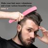 Travel Folding Comb Nylon And Boar Bristle Hairbrush Portable Detangling Comb For Root Lifting Textured Pompadour Styling