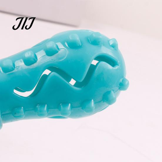 Mental Stimulation Dog Toys Mushroom Treat Dispenser Toy, Rubber Chew Anxiety Relief for Puppies Interactive Teeth Cleaning Toy Aggressive Chewers,
