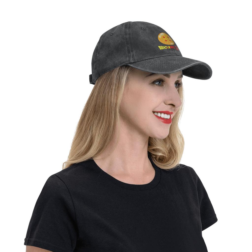 Star Dragon Sphere Anime Goku Unisex Style Baseball Caps Dragon Ball Distressed Denim Hats Cap Outdoor Adjustable Fit Sun Cap