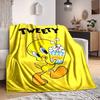 1 шт. Фланелевое одеяло Tweety Looney Tunes, Мягкое, приятное для кожи, с цифровой печатью, Различные размеры в наличии для семьи, друзей, на день рождения