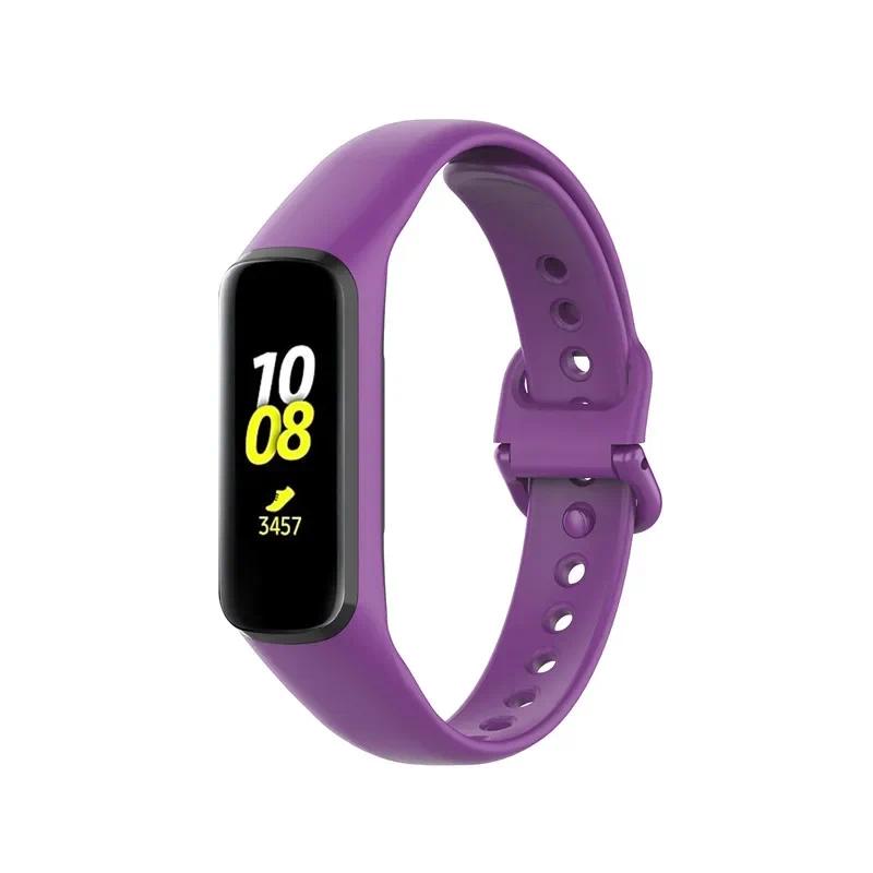 Силиконовый спортивный ремешок для Samsung Galaxy Fit2 Замена браслета Ремешок для часов Correa для Samsung Galaxy Fit 2 SM-R220