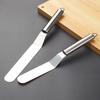 Stainless Steel Cream Spatula Curved Icing Tool for Cake Decorating 6/8/10/12 Inch Comfortable Handle DIY Cake Tools Frosting Utensils