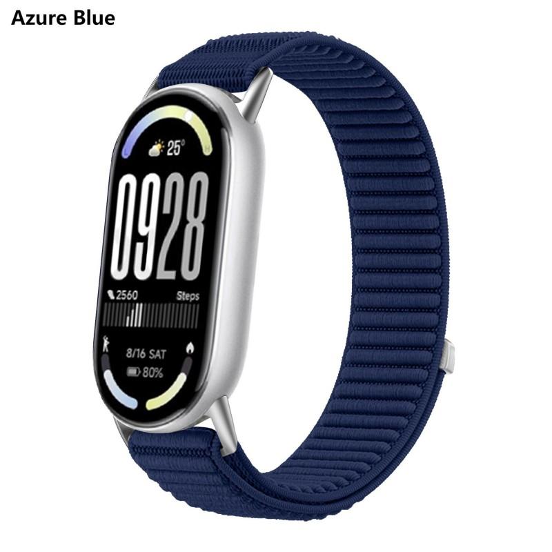 Нейлоновый ремешок-петля для Xiaomi Mi Band 10 9 8, сменный браслет на запястье для Xiaomi Mi Band 9/ 10 /8 NFC, аксессуары для ремешка часов