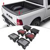 Bed Rail Stake Pocket Covers For Dodge RAM 1500 2019-2024 Truck Stake Hole Caps Plugs