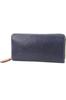 Long Wallet Genuine Leather Round Zipper Clown 6409 Navy [Albero] Women's AL-6409-62