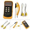 2 Sensors Thermocouple Thermometer & Probe Measurement -50°C To 1300°C